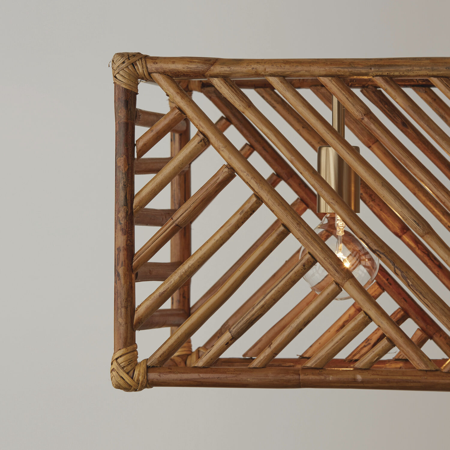 Soleil 3 Light 35.5 inch Matte Brass Island Light Ceiling Light