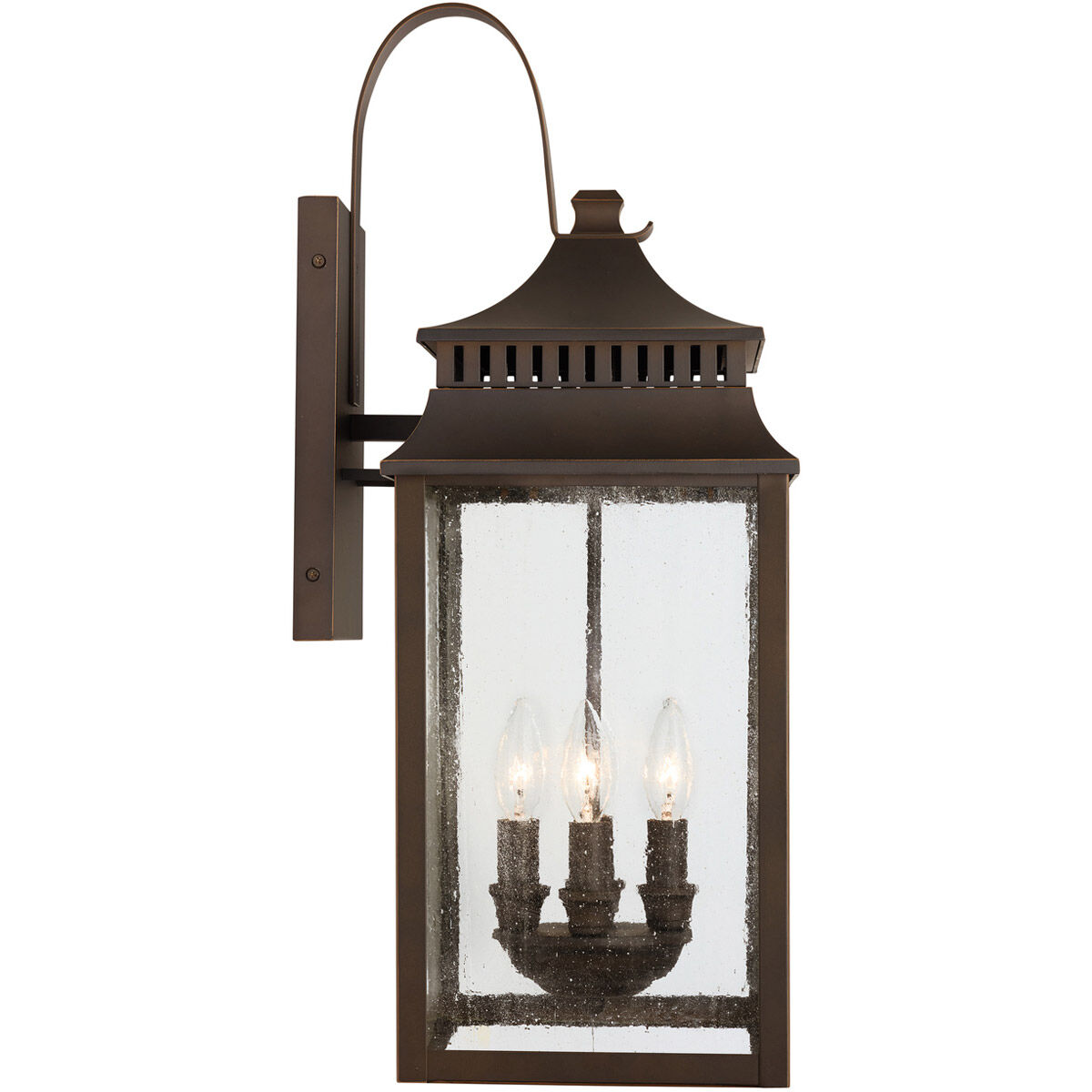 Sutter Creek 4 Light 26 inch Oiled Bronze Outdoor Wall Lantern
