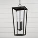 Elliott 3 Light 12.25 inch Black Outdoor Hanging Lantern