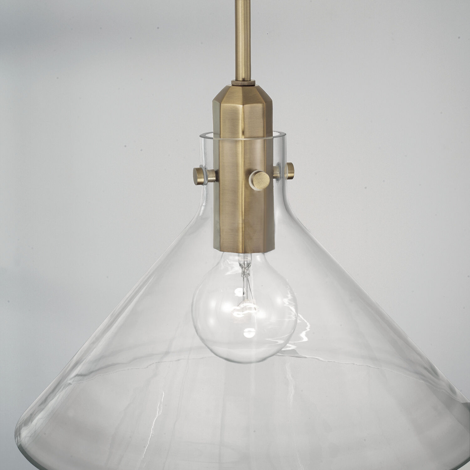 Greer 1 Light 14 inch Aged Brass Pendant Ceiling Light