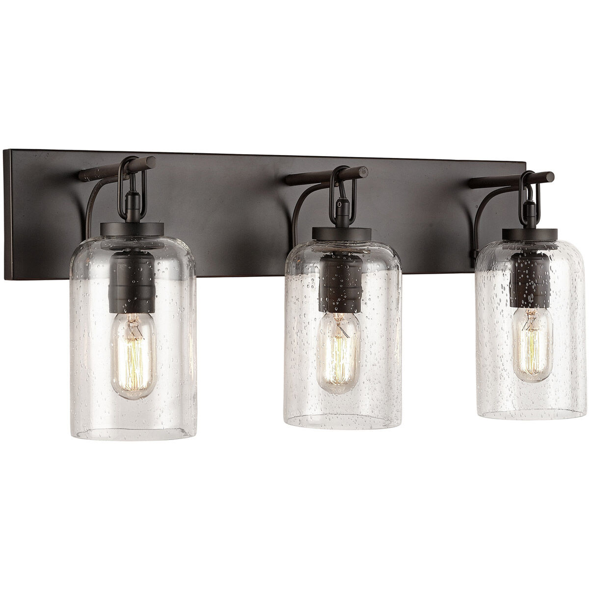 Wilton 3 Light 25.5 inch Old Bronze Vanity Light Wall Light