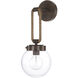 Beaufort 1 Light 7 inch Nordic Grey Sconce Wall Light