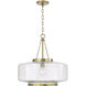 Landon 1 Light 19.75 inch Aged Brass Pendant Ceiling Light