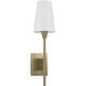 Leland 1 Light 6 inch Aged Brass Sconce Wall Light