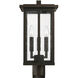Barrett 3 Light 19 inch Oiled Bronze Outdoor Post Lantern