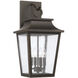 Chandler 4 Light 12.00 inch Outdoor Wall Light