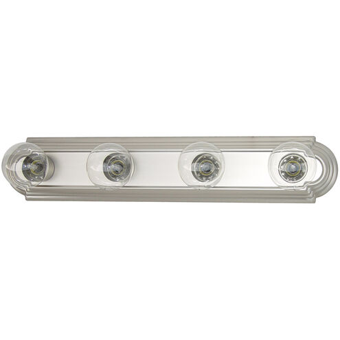 Alice 4 Light 24 inch Matte Nickel Vanity Light Wall Light