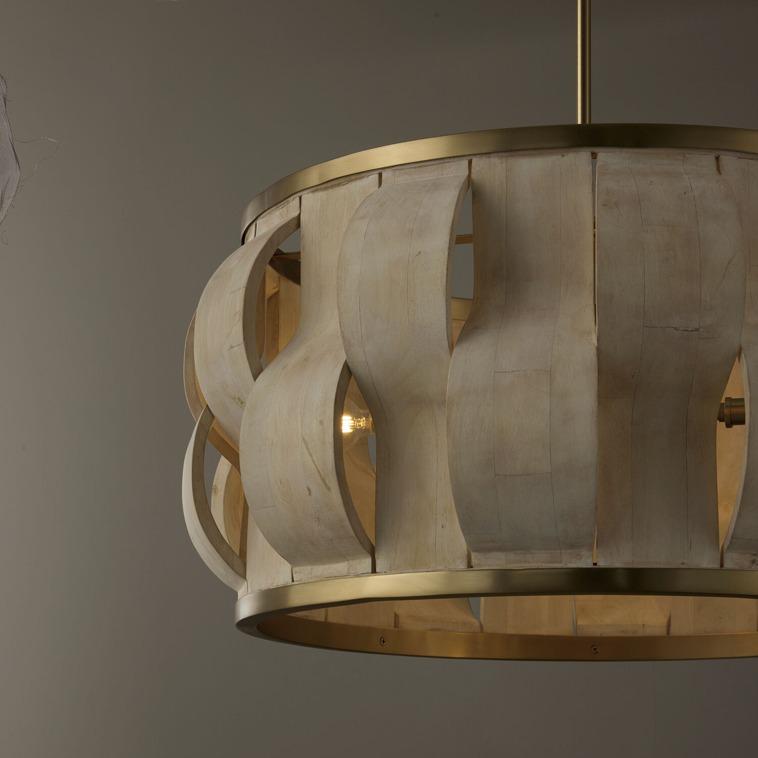 Willa 4 Light 27 inch Matte Brass Pendant Ceiling Light