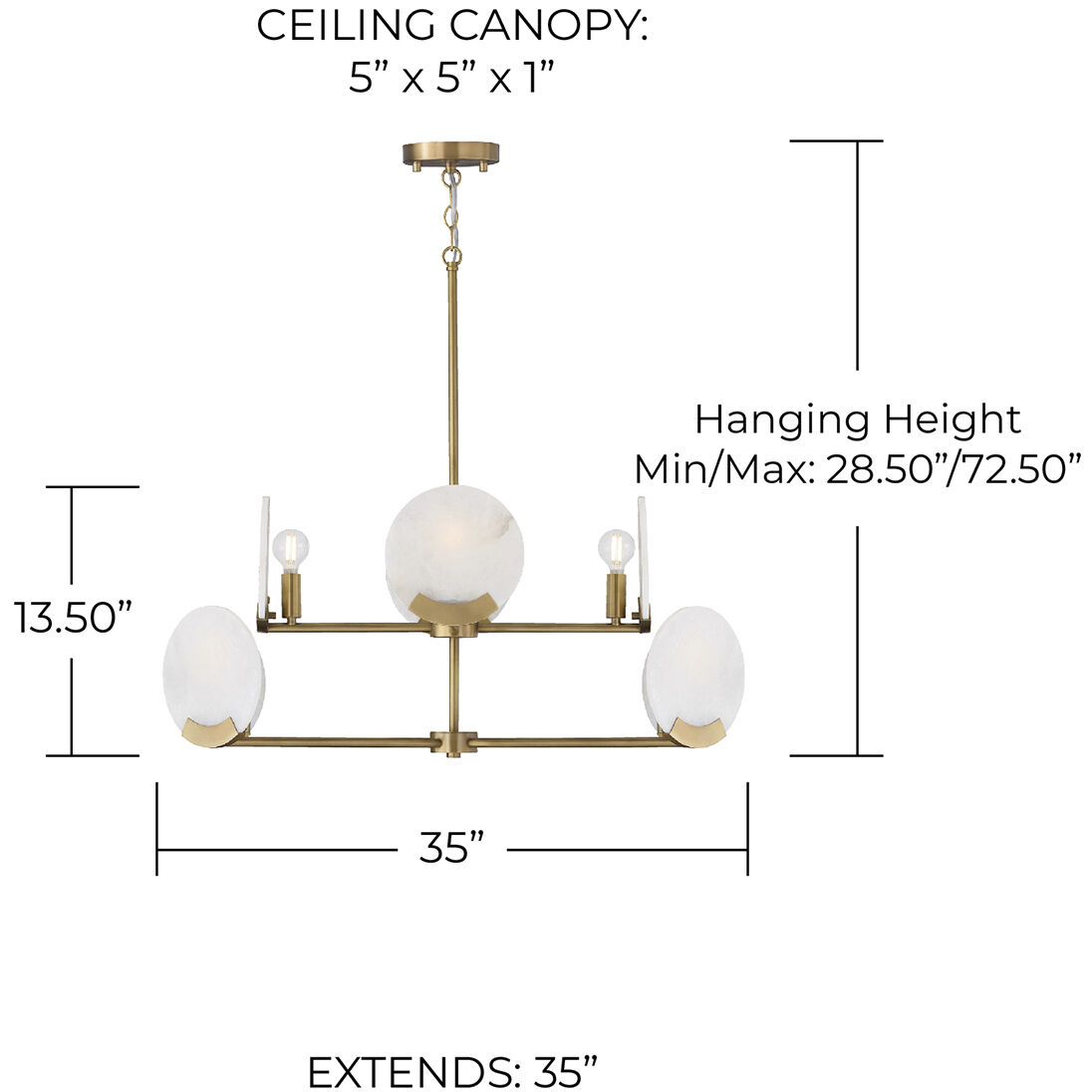 Oriya 8 Light 35 inch Aged Brass Chandelier Ceiling Light
