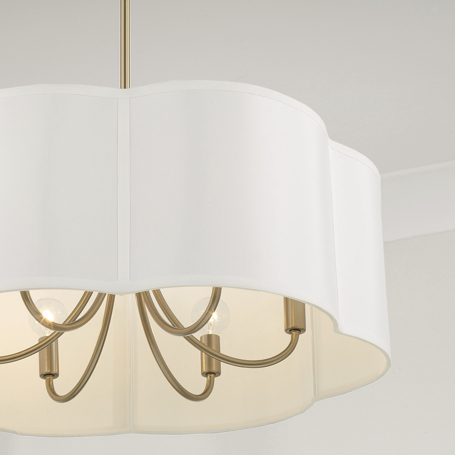 Sabine 6 Light 24 inch Matte Brass Pendant Ceiling Light