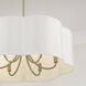 Sabine 6 Light 24 inch Matte Brass Pendant Ceiling Light