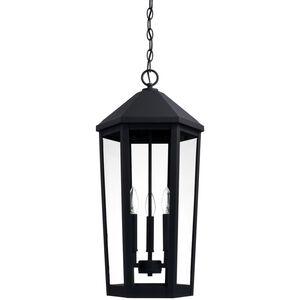 Ellsworth 3 Light 13 inch Black Outdoor Hanging Lantern