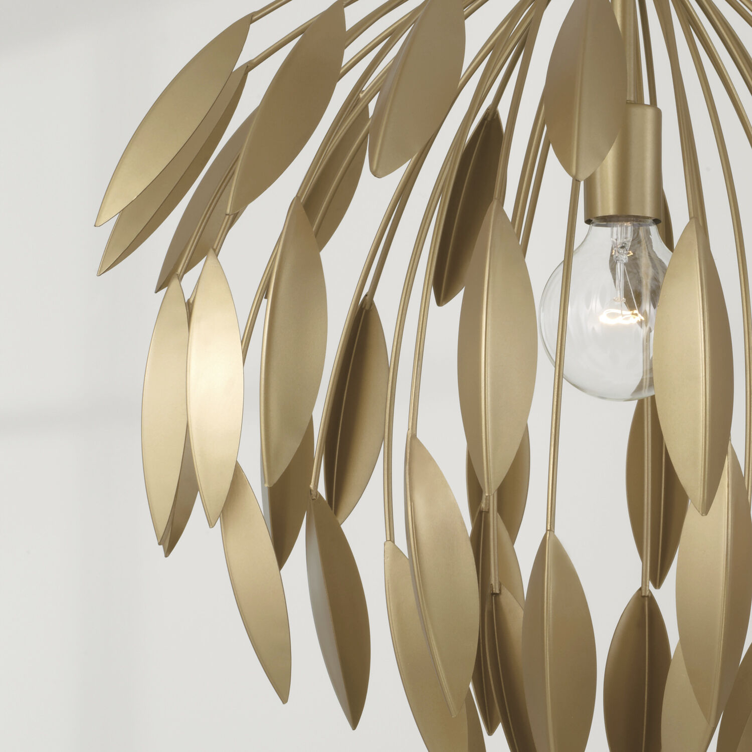 Margeaux 1 Light 20 inch Buffed Gold Pendant Ceiling Light