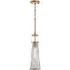 Abbott 1 Light 7 inch Aged Brass Pendant Ceiling Light