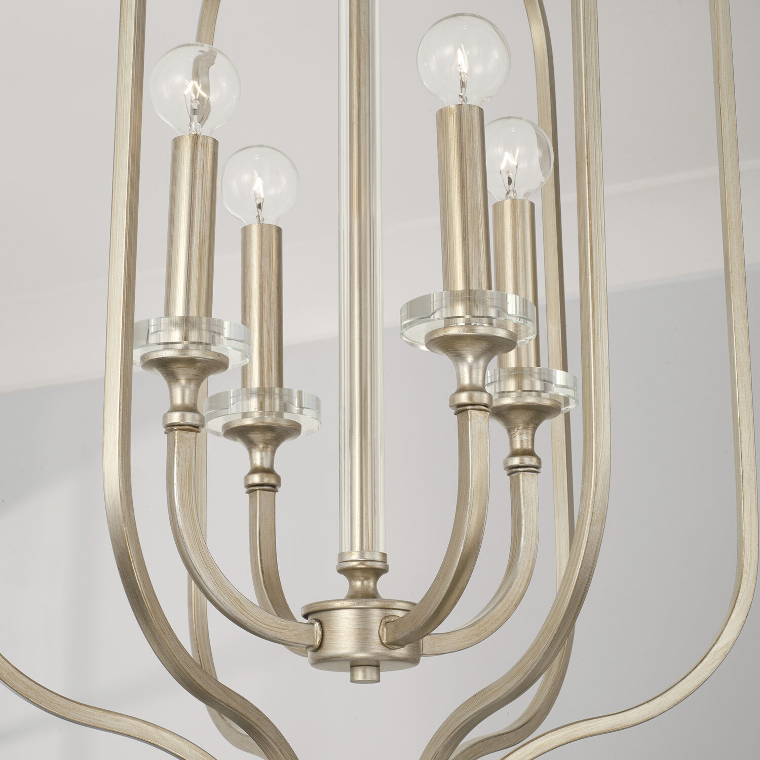 Breigh 4 Light 18 inch Brushed Champagne Foyer Ceiling Light