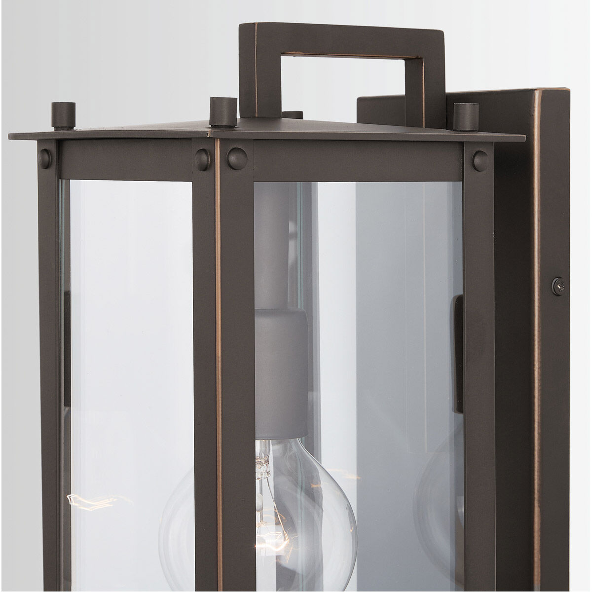 Hunt 1 Light 15 inch Oiled Bronze Outdoor Wall Mount in Incandescent