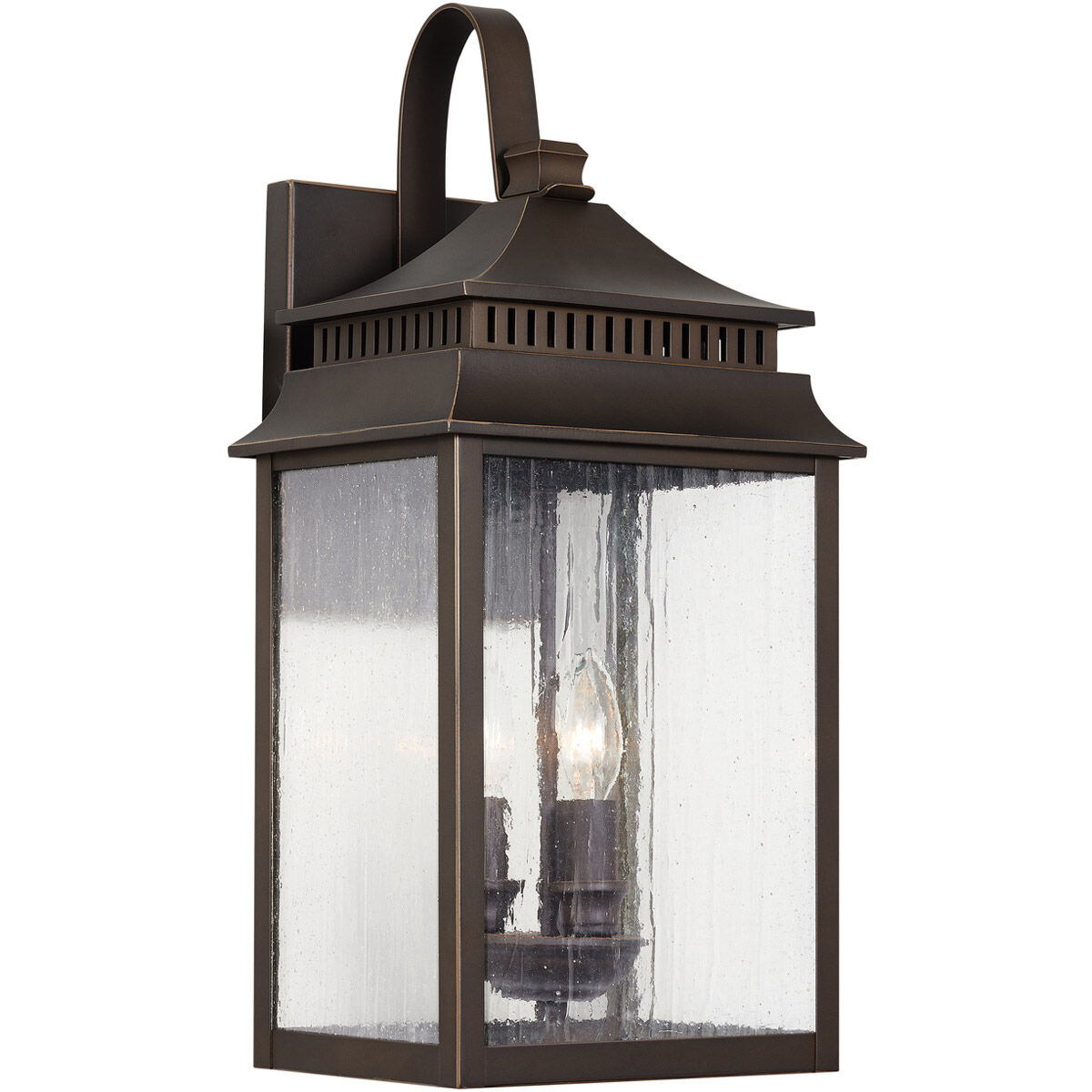 Sutter Creek 3 Light 22 inch Oiled Bronze Outdoor Wall Lantern