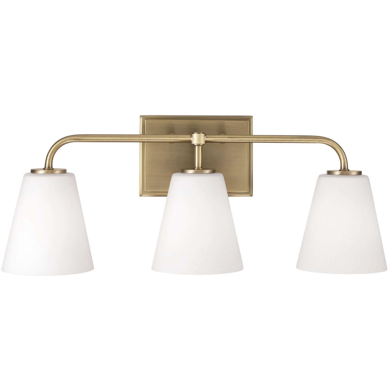 Brody 3 Light 23.5 inch Aged Brass Vanity Light Wall Light
