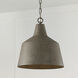 Quarry 1 Light 15.5 inch Clay Pendant Ceiling Light