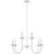 Mallory 8 Light 32.5 inch Ceramic White Chandelier Ceiling Light