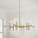 Marlow 12 Light 34.75 inch Matte Brass Chandelier Ceiling Light