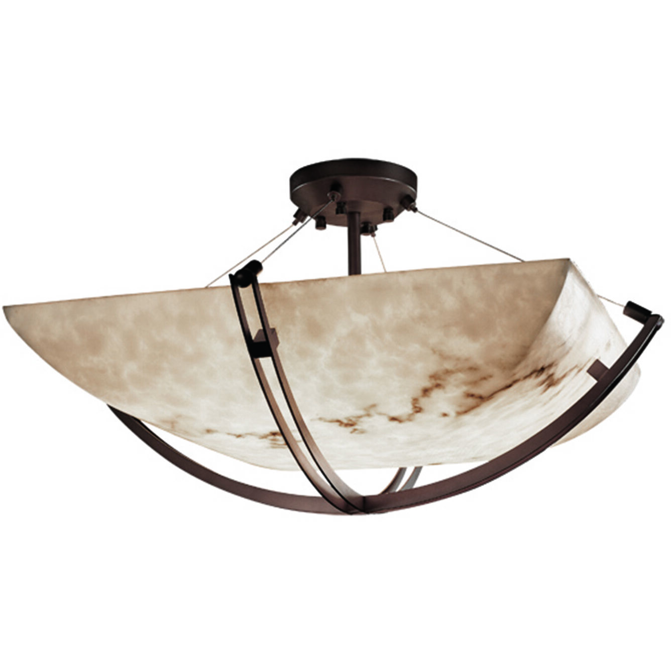 LumenAria 6 Light 55.00 inch Semi-Flush Mount