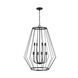 Corey 8 Light 25 inch Matte Black Foyer Ceiling Light