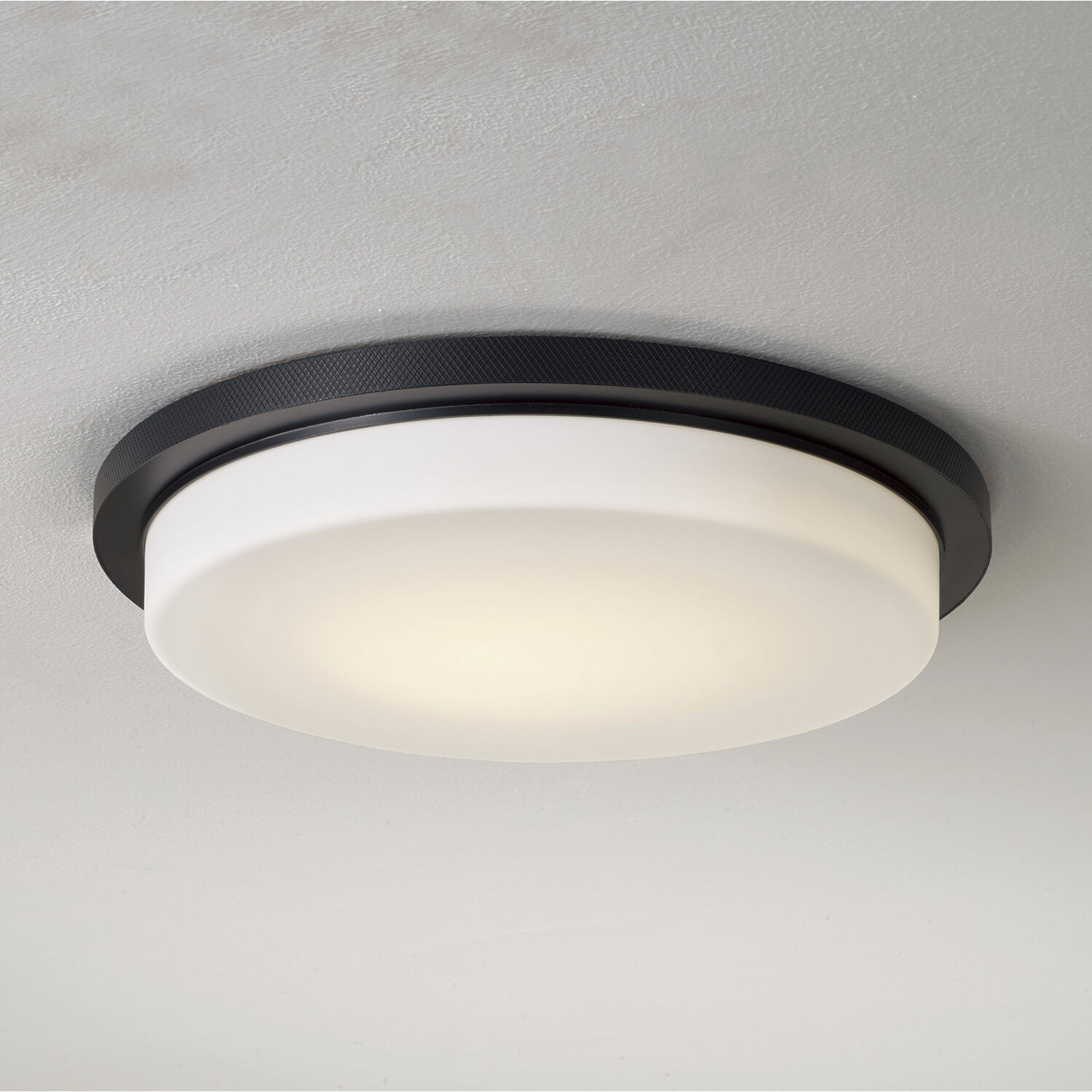 Dominic LED 16 inch Matte Black Flush Mount Ceiling Light