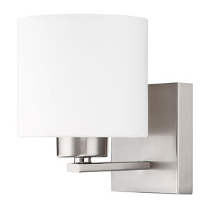 Steele 1 Light 6 inch Brushed Nickel Sconce Wall Light