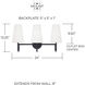 Averitt 3 Light 24 inch Matte Black Vanity Light Wall Light