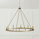 Pearson 12 Light 48.25 inch Aged Brass Chandelier Ceiling Light