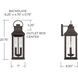 Bradford 2 Light 21 inch Oiled Bronze Outdoor Wall Lantern