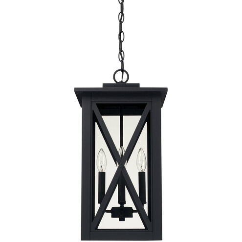 Avondale 4 Light 11 inch Black Outdoor Hanging Lantern
