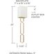 Opal 1 Light 5.25 inch Winter Gold Sconce Wall Light