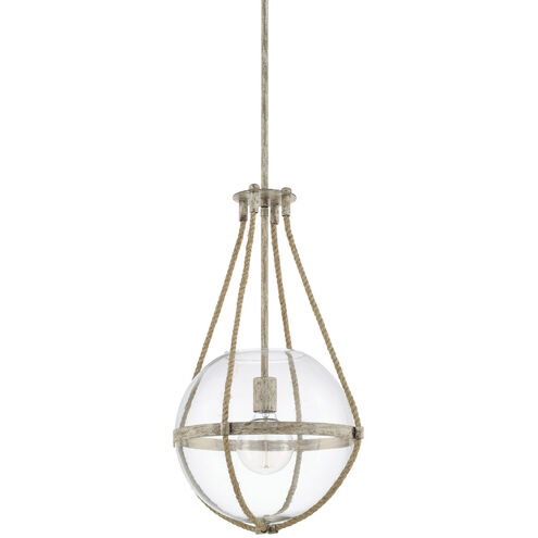 Beaufort 1 Light 13 inch Mystic Sand Pendant Ceiling Light