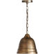 Sedona 1 Light 10 inch Oxidized Brass Pendant Ceiling Light