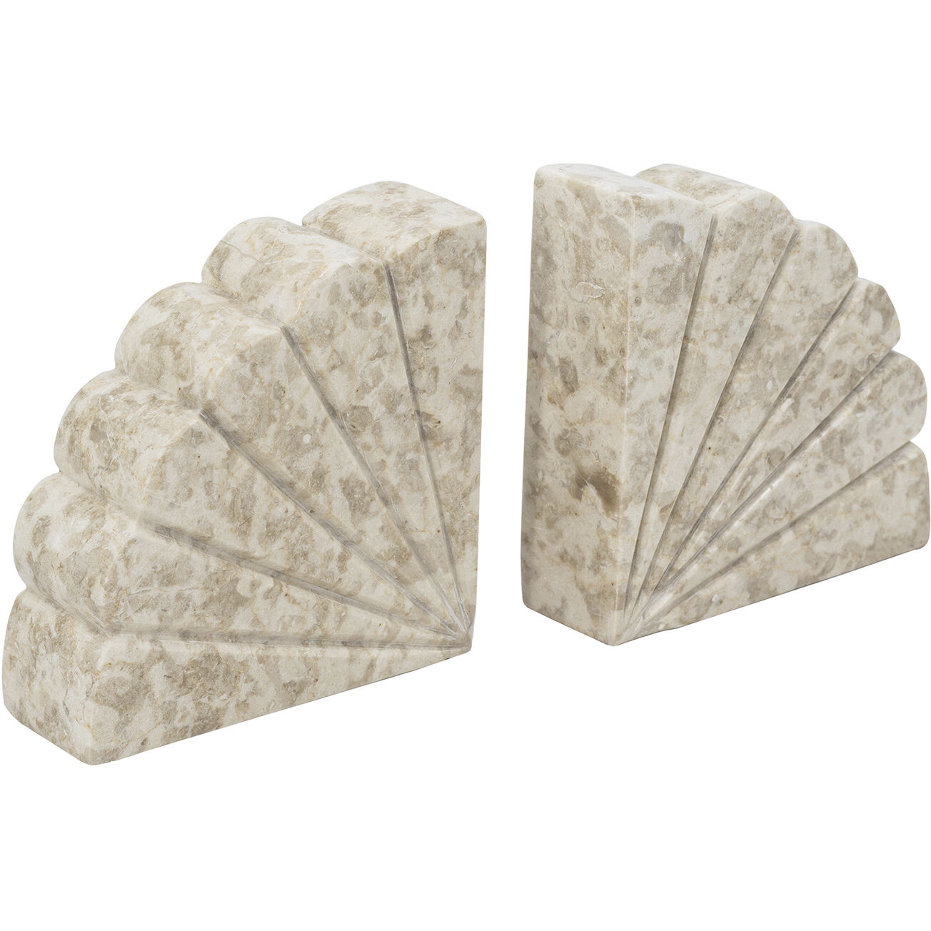 Anita Cream Bookends, Set of 2