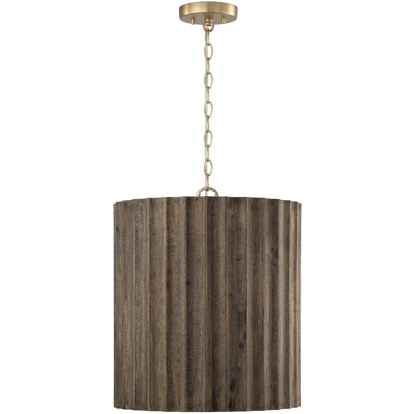 Cody 3 Light 16.5 inch Matte Brass Pendant Ceiling Light