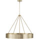 Weller 4 Light 27.5 inch Matte Brass Chandelier Ceiling Light