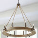 Tybee 8 Light 38 inch Nordic Grey Chandelier Ceiling Light