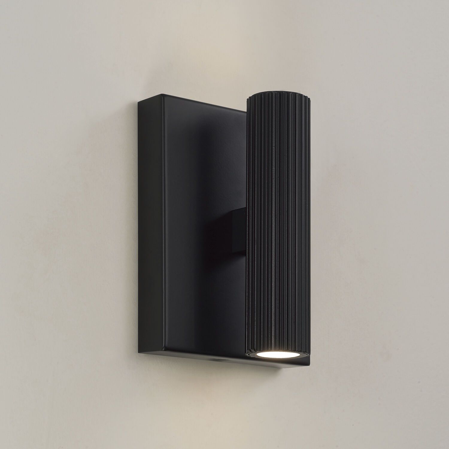 Ian LED 4.5 inch Matte Black ADA Sconce Wall Light