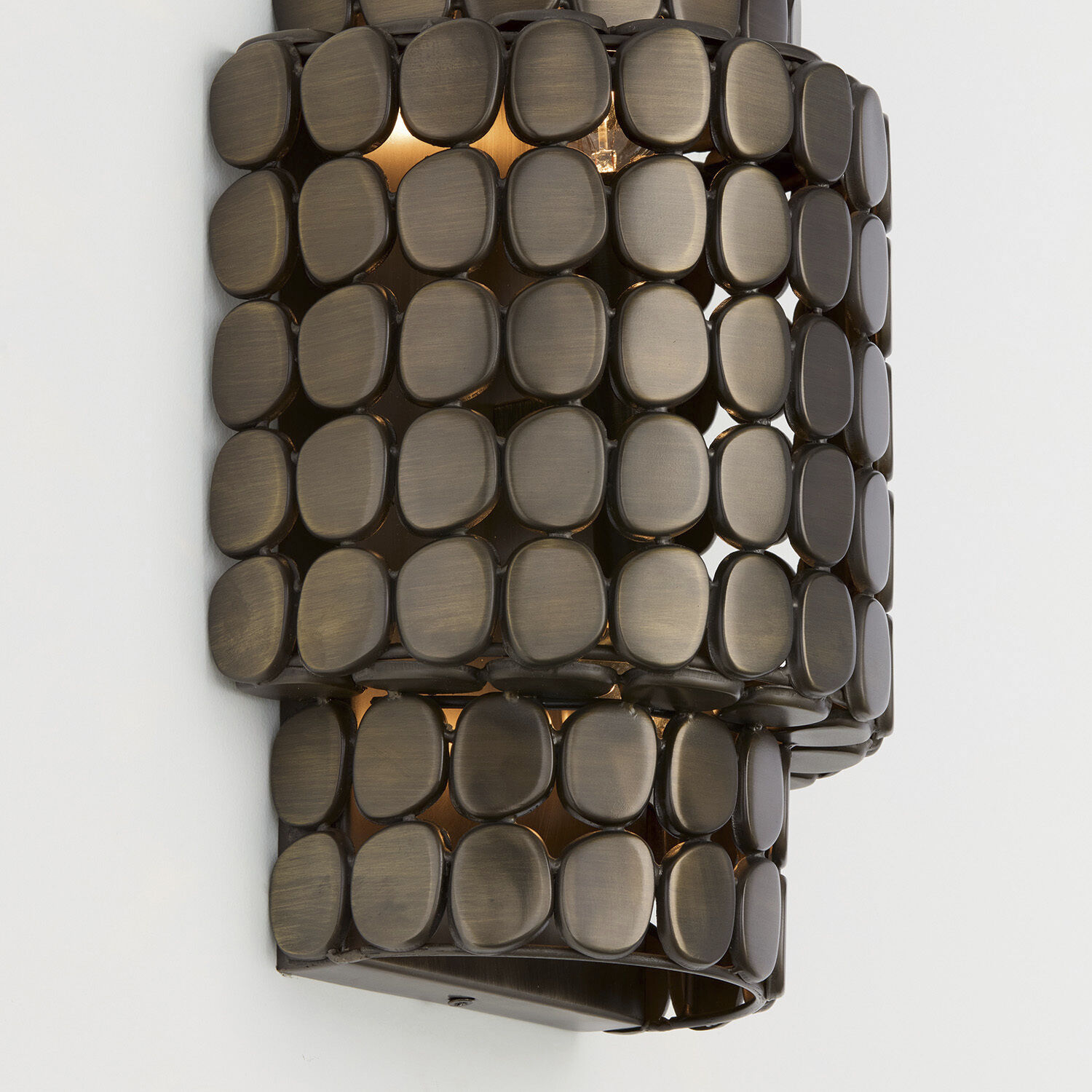 Eliana Sconce Wall Light in Dark Brass