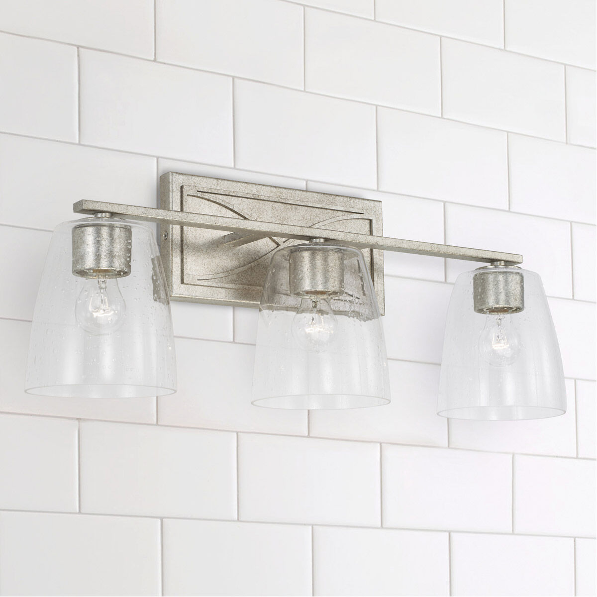 Capital Lighting 142331AS 488 Sylvia 3 Light 24 inch Antique