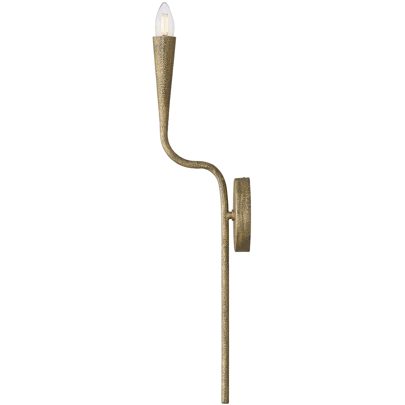 Savari 1 Light 5 inch Artisan Gold Sconce Wall Light