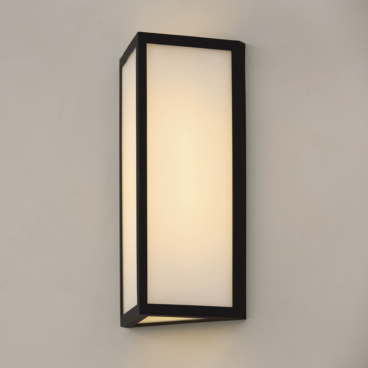 Irvin LED 15.25 inch Black Outdoor Wall Lantern