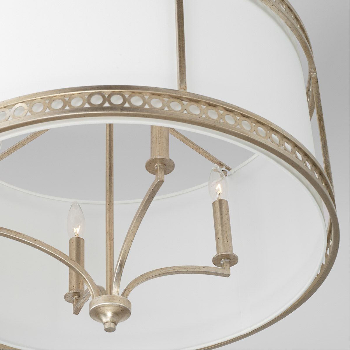Isabella 4 Light 25 inch Winter Gold Pendant Ceiling Light