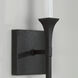 Decklan 1 Light 5 inch Black Iron ADA Sconce Wall Light