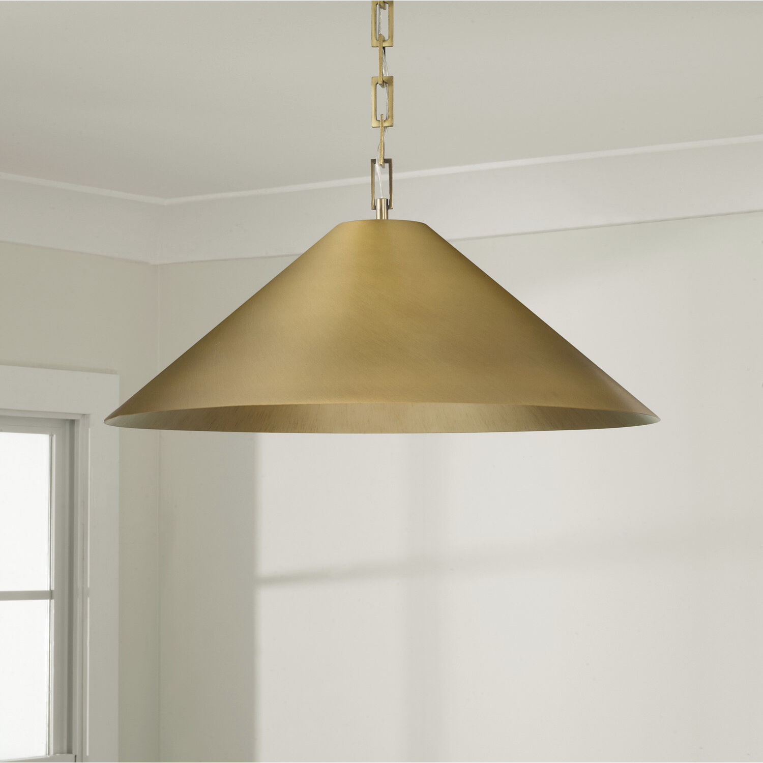 Avery 1 Light 22 inch Aged Brass Pendant Ceiling Light
