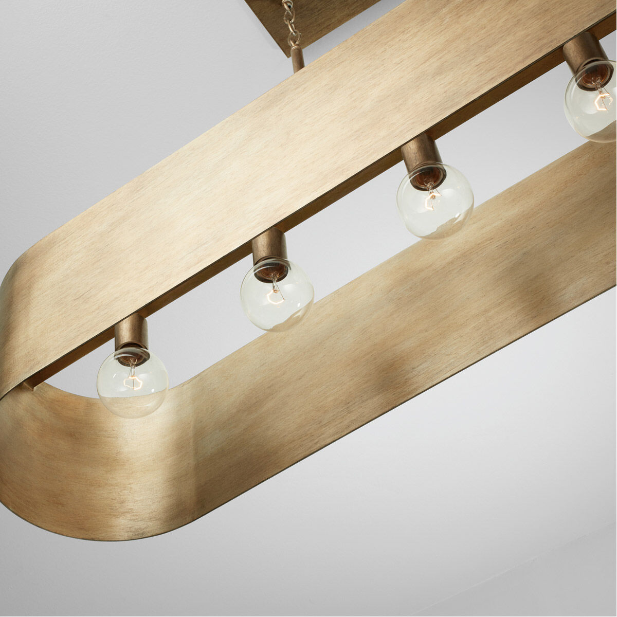 イラクディナール2500 Jude 5 Light 44 inch Mystic Luster Island Ceiling Light