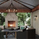 Corbin 6 Light 32 inch Black Outdoor Chandelier